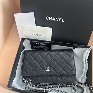 Chanel Black Quilted Crossbody Bag
